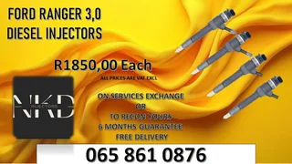 Ford Ranger 3.0 Diesel Injectors For Sale Or To Recon