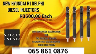 New Hyundai H1 Diesel Injectors For Sale Or To Recon The Same Day