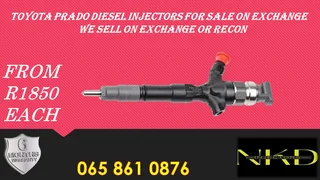 Toyota Prado Diesel Injectors For Sale Or To Recon The Same Day