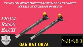 Hyundai H1 Diesel Injectors For Sale Or To Recon The Same Day