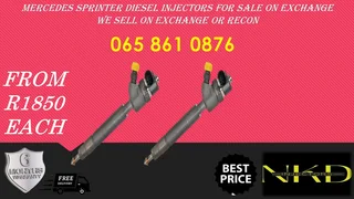 Mercedes Benz Sprinter Diesel Injectors For Sale Or To Recon The Same Day