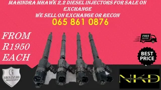 Mahindra Mhawk 2.2 Diesel Injectors For Sale Or To Recon With Warranty