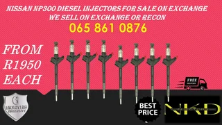 Nissan Np300 Diesel Injectors For Sale Or To Recon The Same Day
