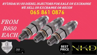 Hyundai H100 Diesel Injectors For Sale Or To Recon The Same Day