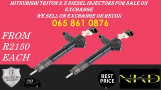 Mitsubishi Trito 2.5 Diesel Injectors For Sale Or To Recon