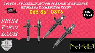 Toyota 1kd Diesel Injectors For Sale Or To Recon The Same Day