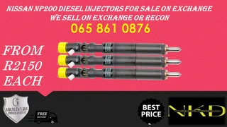 Nissan Np200 Diesel Injectors For Sale Or To Recon The Same Day