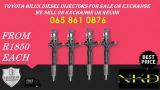 Toyota Hilux Diesel Injectors For Sale Or To Recon The Same Day