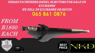 Nissan Pathfinder Diesel Injectors For Sale Or To Recon The Same Day