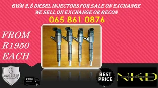 Gwm 2.8 Diesel Injectors For Sale Or To Recon The Same Day