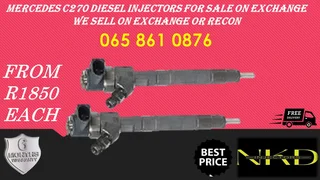 Mercedes C270 Diesel Injectors For Sale Or To Recon The Same Day