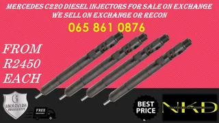 Mercedes C220 Diesel Injectors For Sale Or To Recon The Same Day