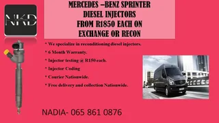 Mercedes Benz Sprinter Diesel Injectors For Sale Or To Recon