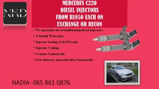 Mercedes C220 Diesel Injectors For Sale Or To Recon