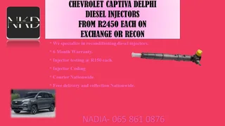 Chevrolet Captiva Diesel Injectors For Sale On Exchange With 6 Months Warranty