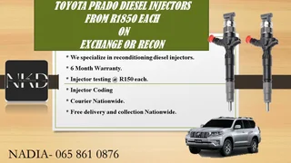 Toyota Prado Diesel Injectors For Sale On Exchange
