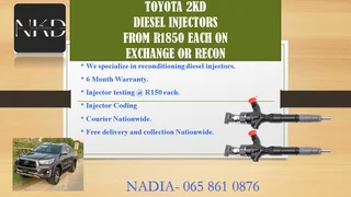 Toyota 2kd Diesel Injectors For Sale On Exchange
