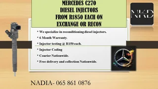 Mercedes C270 Diesel Injectors For Sale On Exchange Or To Recon
