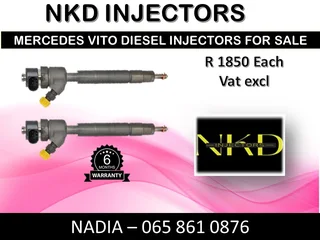 Mercedes Vito Diesel Injectors For Sale On Exchange Or Recon With Warranty