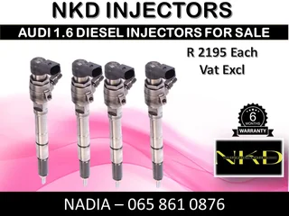 Audi 1,6 Diesel Injectors For Sale Or To Recon