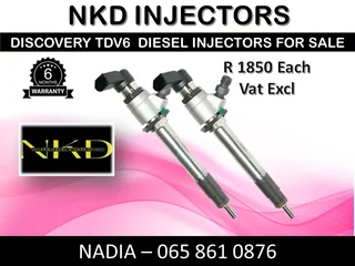 Discovery Tdv 6 Diesel Injectors For Sale Or To Recon