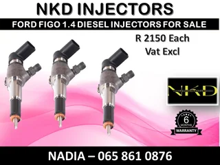 Ford Figo 1.5 Diesel Injectors For Sale On Exchange With 6 Months Warranty