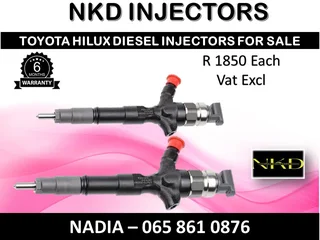 Toyota Hilux Diesel Injectors For Sale On Exchange Or To Recon