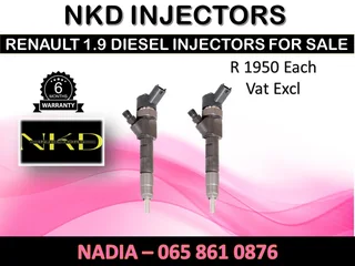 Renault 1.9 Diesel Injectors For Sale On Exchange Or To Recon