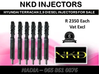 Hyundai Terrican 2.9 Diesel Injectors For Sale On Exchange Or To Recon