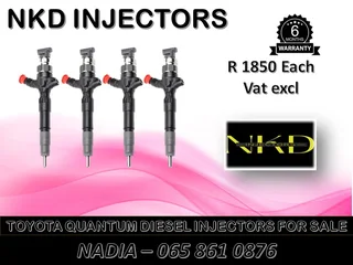 Toyota Quantum Diesel Injectrs For Sale On Exchange