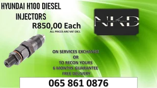 Hyundai H100 Diesel Injectors For Sale On Exchange With 6 Month Warranty