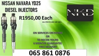 Nissan Navara Yd25 Diesel Injectors For Sale On Exchange With 6 Months Warranty