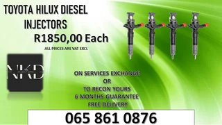 Toyota Hiklux Diesel Injectors For Sale On Exchange