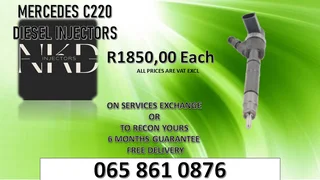 Mercedes C220 Diesel Injectors For Sale Or To Recon
