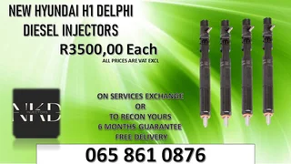 New Hyundai H1 Diesel Injectors For Sale On Exchange Or To Recon