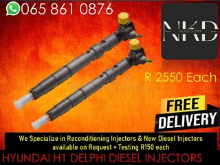 Hyundai H1 Diesel Injectors For Sale Or To Recon