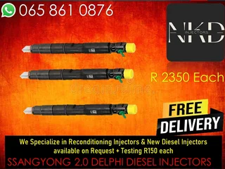 Ssangyong 2.0 Diesel Injectors For Sale On Exchange With 6 Months Warranty