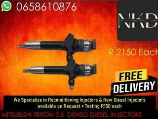 Mitsubishi Triton 2.5 Diesel Injectors For Sale On Exchange Or To Recon With Warranty