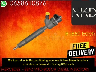 Mercedes Benz Vito Diesel Injectors For Sale Or To Recon