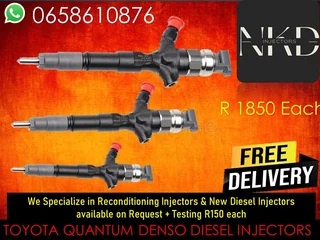 Toyota Quantum Diesel Injectors For Sale Or To Recon