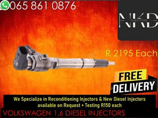 Audi 1.6 Diesel Injectors For Sale Or To Recon
