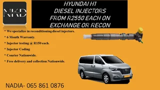 Hyundai H1 Diesel Injectors For Sale Or The Same Day Recon