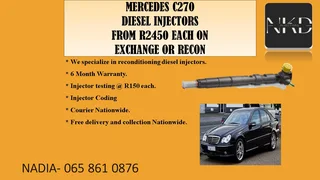 Mercedes C270 Diesel Injectors For Sale Or The Same Day Recon