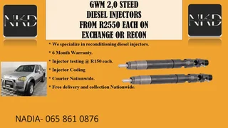 Gwm 2.0 Steed Diesel Injectors For Sale Or The Same Day Recon