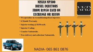 Nissan Np300 Diesel Injectors For Sale Or The Same Day Recon