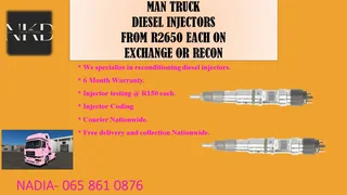 Man Truck Diesel Injectors For Sale Or The Same Day Recon
