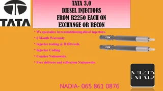 Tata 3.0 Diesel Injectors For Sale Or The Same Day Recon