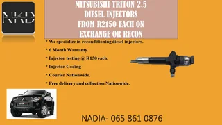 Mitsubishi Triton 2.5 Diesel Injectors For Sale Or The Same Day Recon