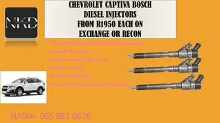 Chevrolet Captiva Diesel Injectors For Sale Or The Same Day Recon