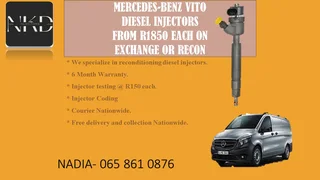 Mercedes Benz Vito Diesel Injectors For Sale Or The Same Day Recon